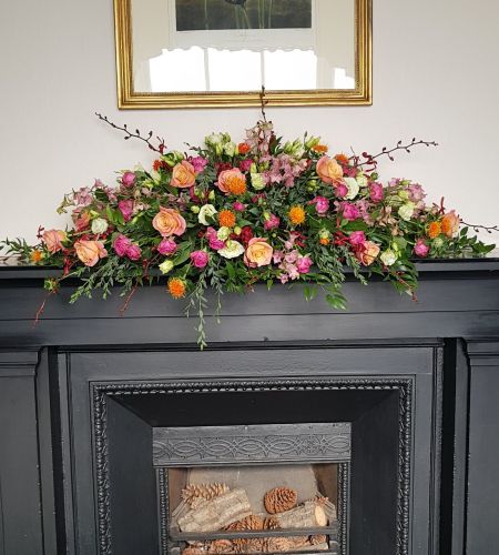 ROSE AND LISIANTHUS ARRANGEMENT