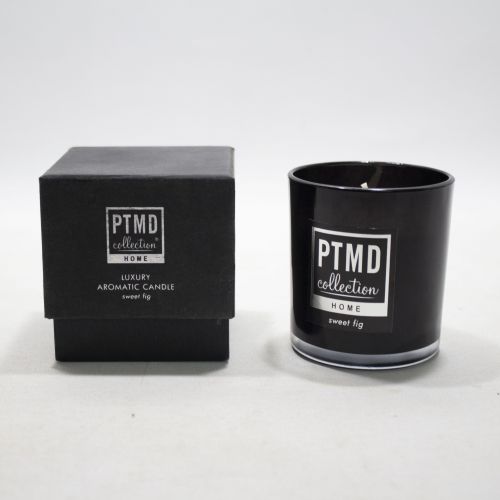 PTMD WHITE TEA CANDLE (BLACK)