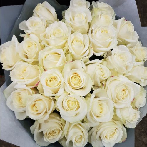 Classic White Rose Bouquet