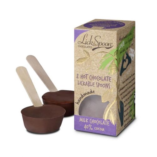 Hot Chocolate Spoons in Milk Chocolate