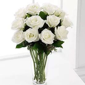 SEASONAL WHITE FLOWERS WEEKLY SUBSCRIPTION