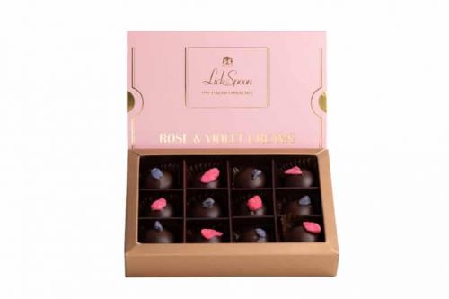 Rose and Violet Creams Chocolates