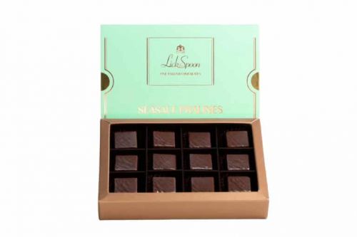 Sea Salt Pralines Box of Twelve